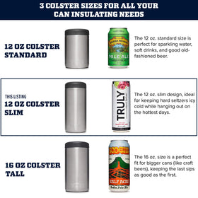 YETI Rambler Colster Slim with Load-and-Lock gasket for secure sealing.