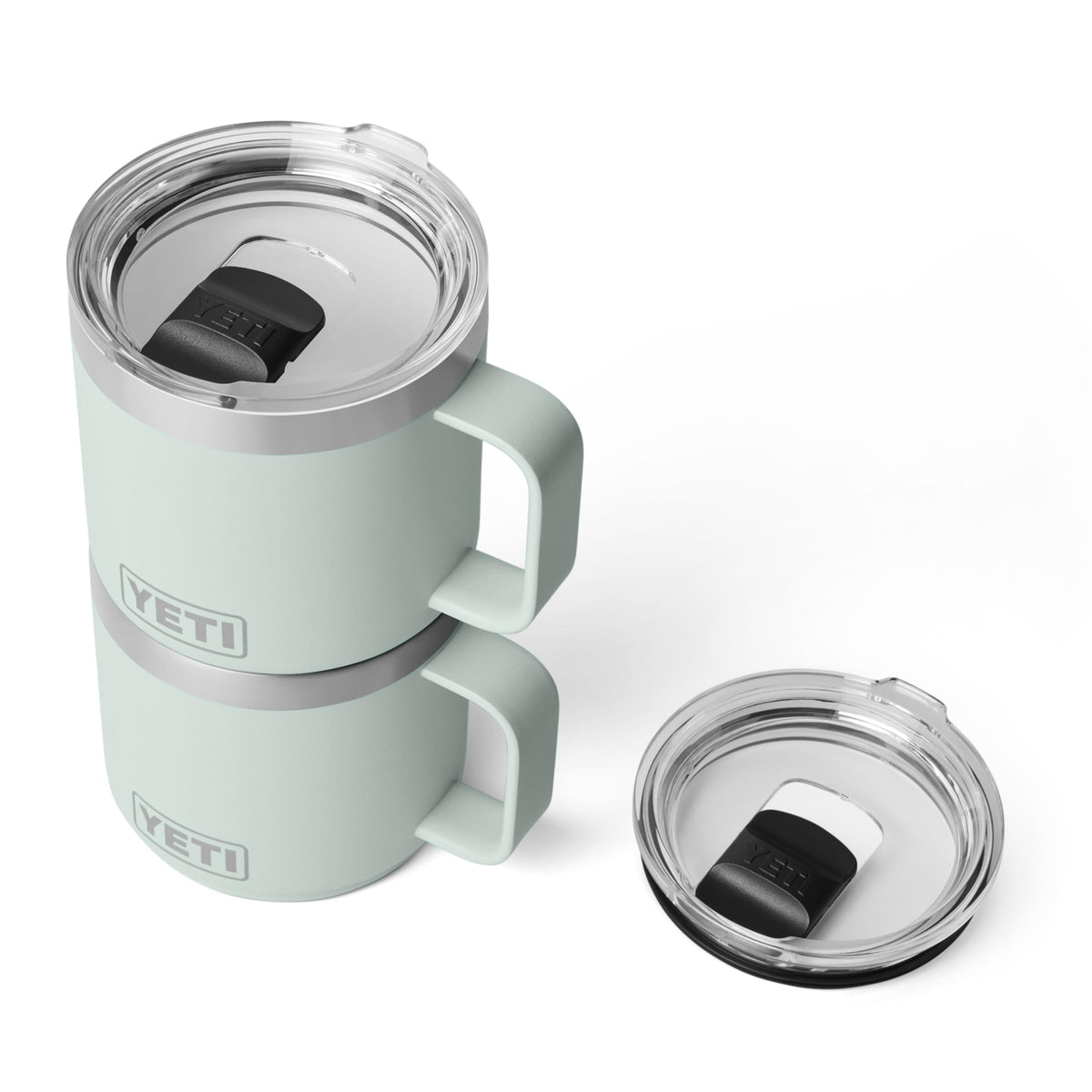 Compact camp-ready mug doubles as a small bowl for snacks.