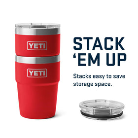 YETI Rambler Cup Holder Compatible feature makes transit from car to desk simple.