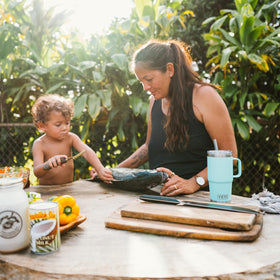 YETI Rambler dishwasher-safe lid for easy cleanup