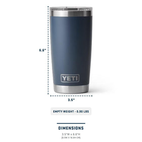 Dishwasher-safe YETI Rambler for everyday tasks.