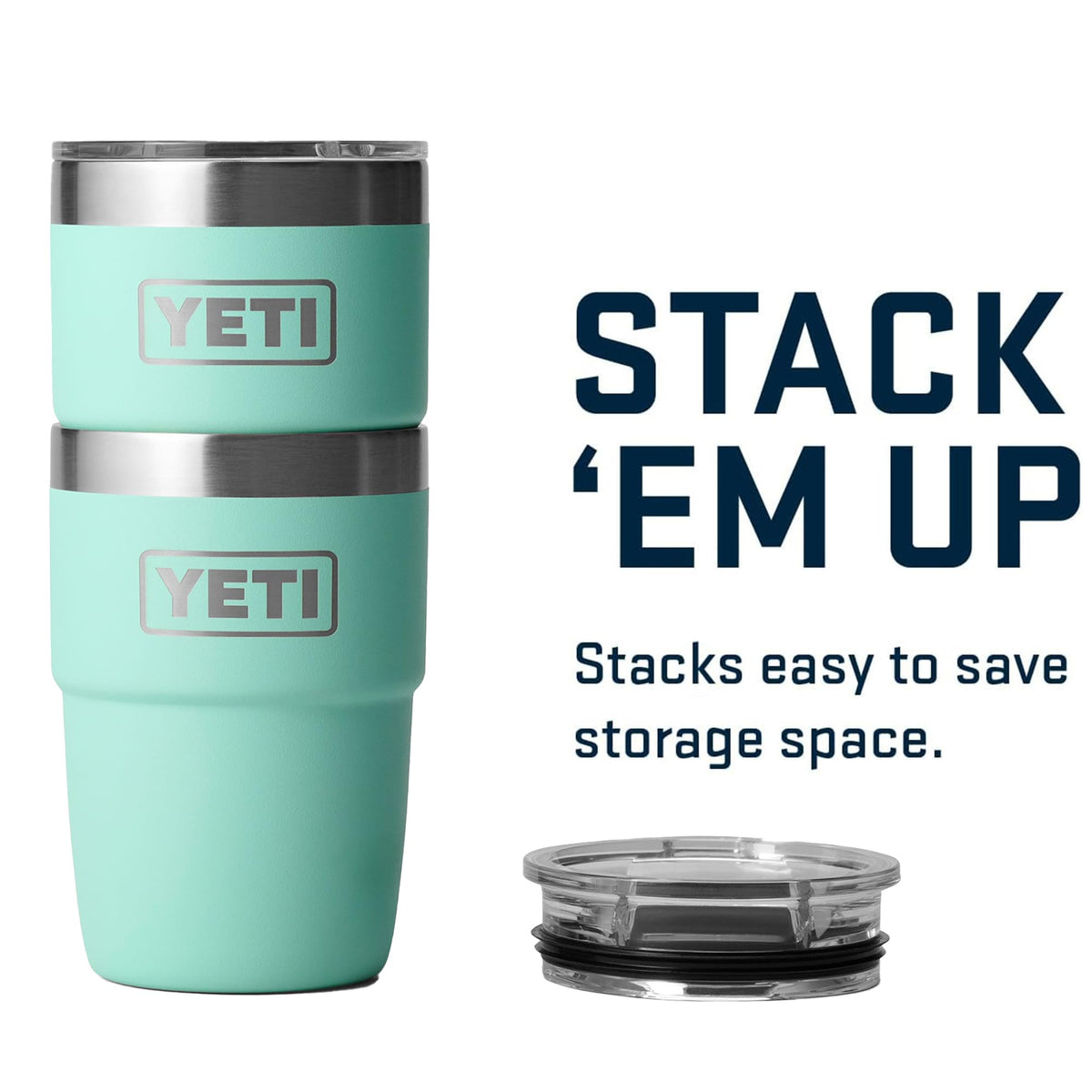 YETI Rambler double-wall insulation preserving beverage temperature