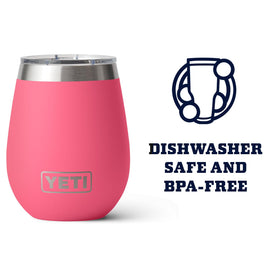 YETI Rambler double-wall insulation maintains beverage temperature