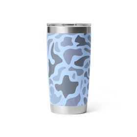 YETI Rambler double-wall vacuum insulation keeps drinks hot or cold.
