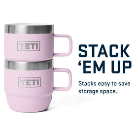 YETI Rambler with firm grip handle for a secure hold.