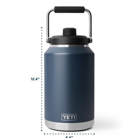 YETI Rambler Gallon Jug 2.0 black color finish blends with any gear