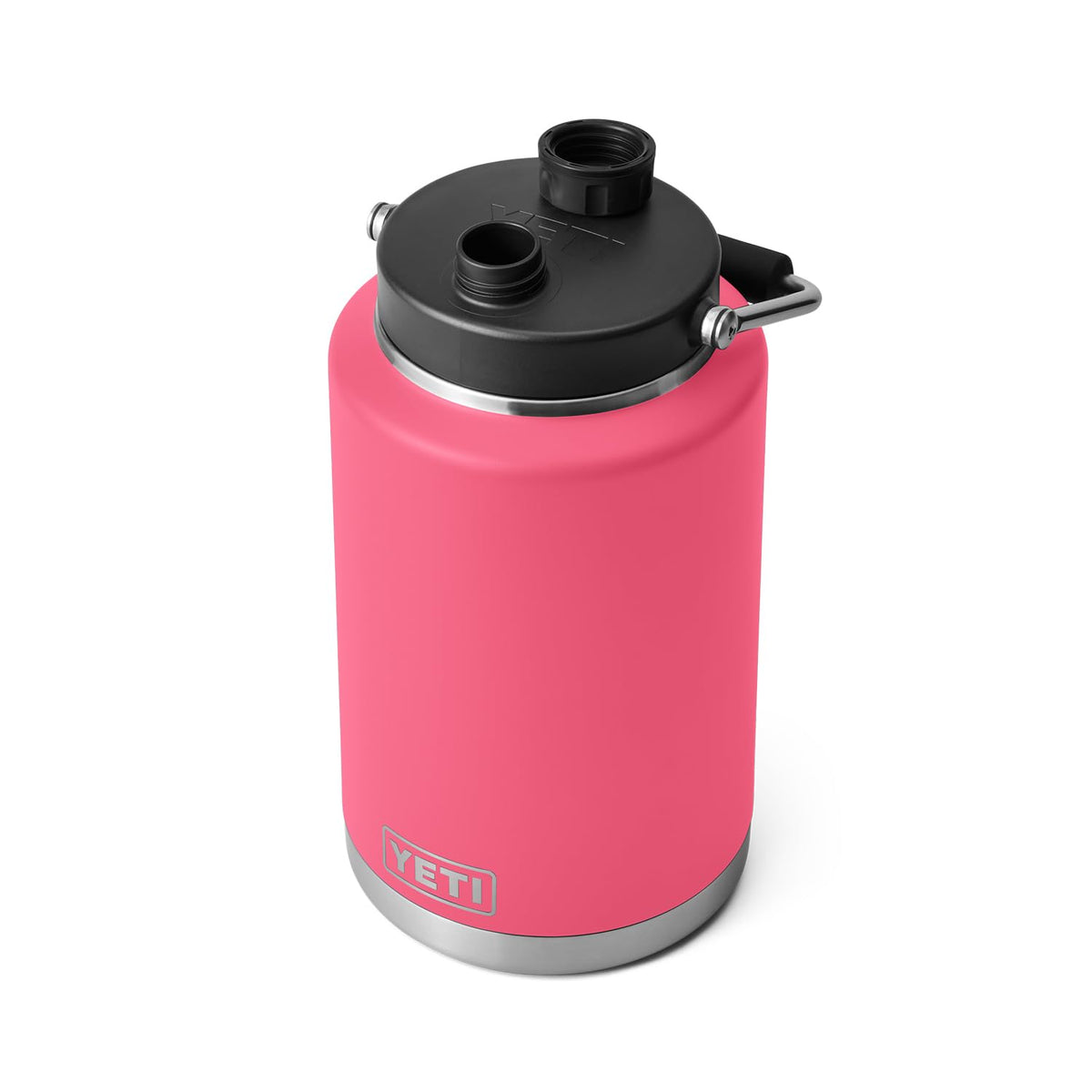 YETI Rambler Gallon Jug full inch lid insulation helps drinks stay frosty or hot longer.