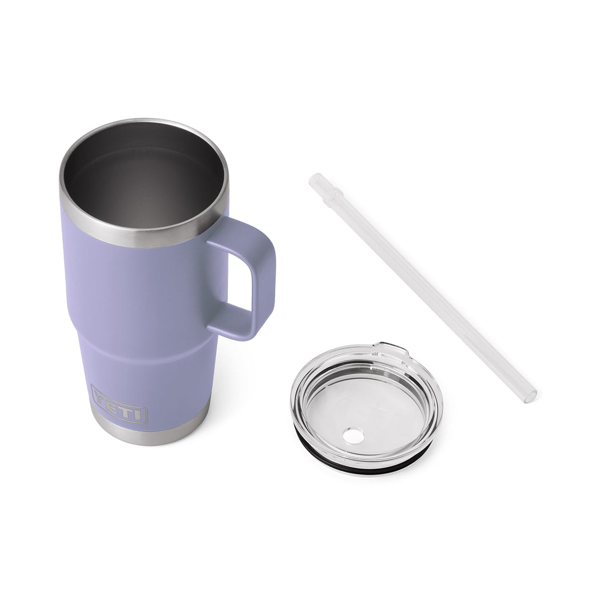 YETI Rambler no sweat exterior keeps hands dry