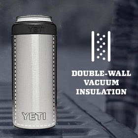 Double-wall vacuum insulation demonstrates cold beverage retention during outings