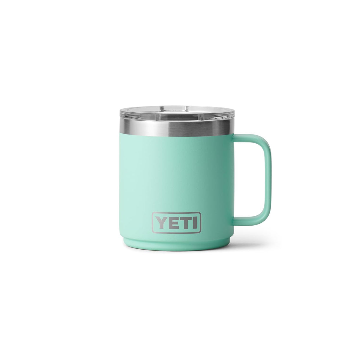 Stainless steel body with seafoam color and durable Duracoat finish.