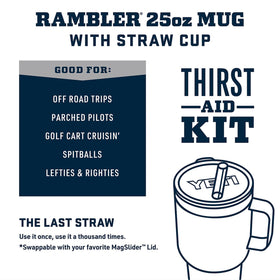YETI Rambler vacuum insulation preserves beverage temperature on long trips