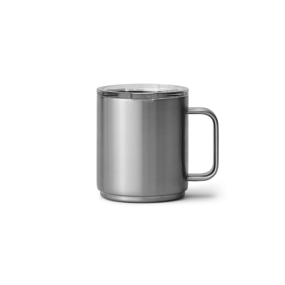 YETI Rambler vacuum insulation keeps beverages hot or cold longer.