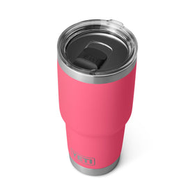 YETI Rambler vacuum insulation preserves hot or cold beverages.