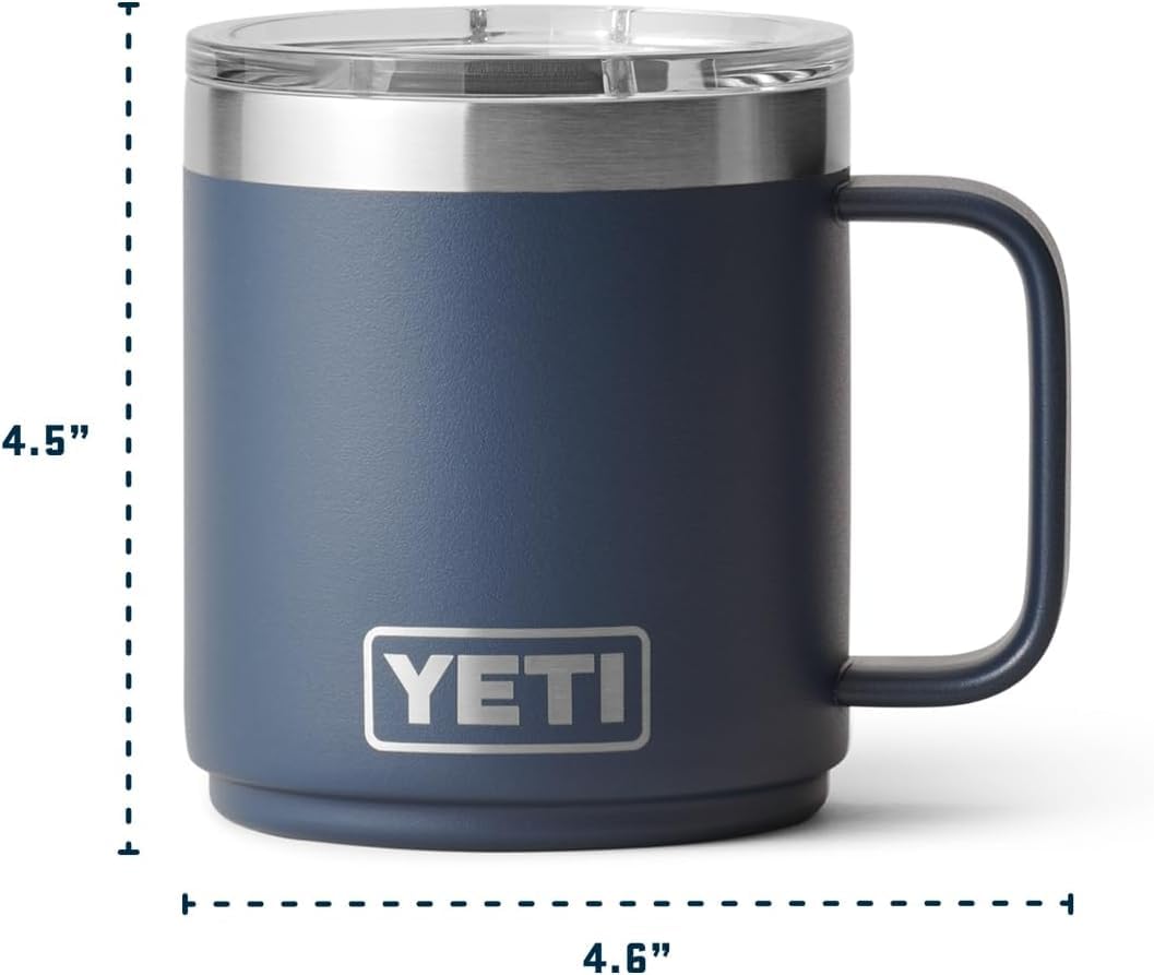 YETI Rambler with vacuum insulation to keep beverages at the desired temperature.