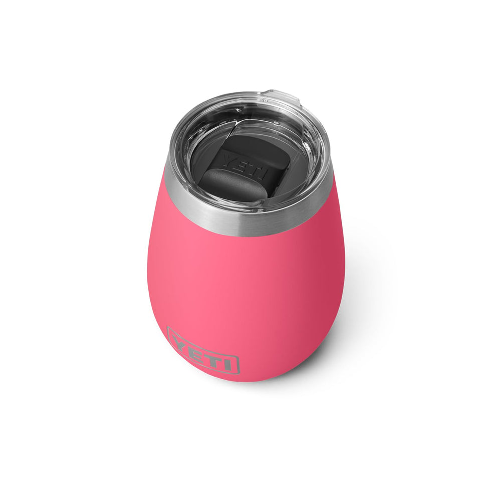 YETI Rambler wine tumbler Tropical Pink, 10 oz, outdoor sipping