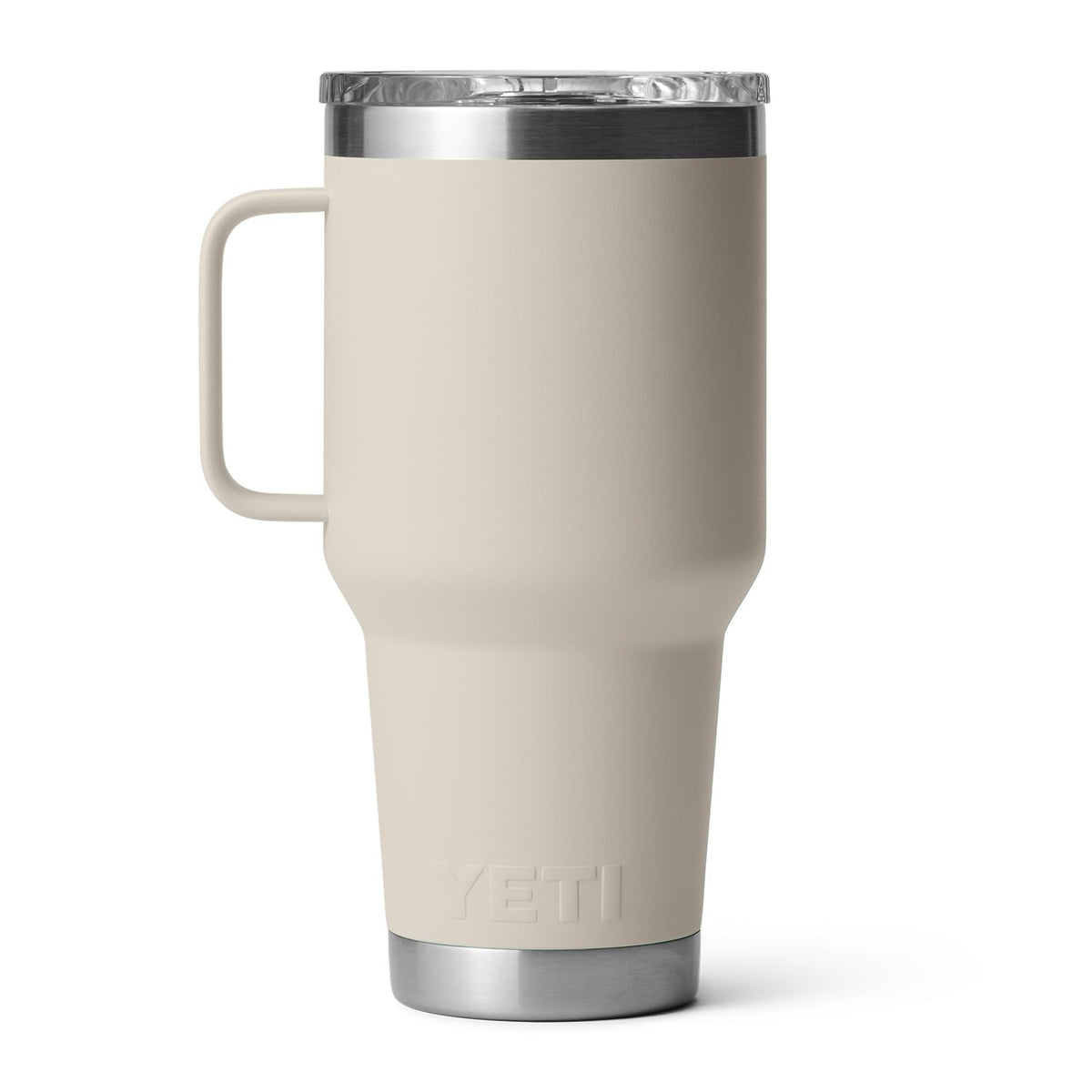 YETI Rambler 30 oz insulated stainless body keeps drinks cold or hot longer.