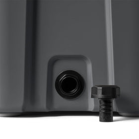YETI Roadie 24 2.0 charcoal back view highlighting rugged exterior