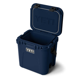 YETI Roadie 24 2.0 navy exterior dimensions for space planning