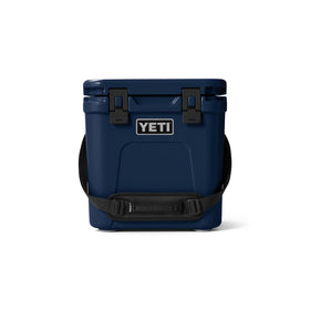 YETI Roadie 24 2.0 navy front view showing compact profile for road trips