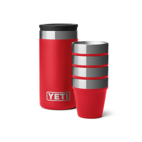 YETI shot glass capacity 1.7 oz for precise pours.