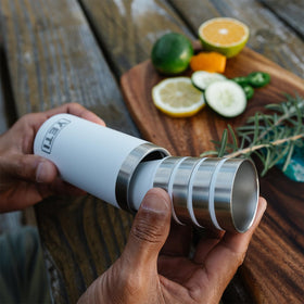 Rugged design keeps YETI shot glasses durable on adventures