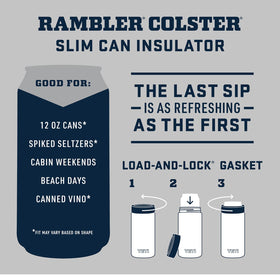 Duracoat finish on YETI Slim Colster resists chipping in outdoor use