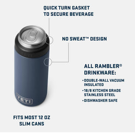 Close-up of Load-and-Lock gasket on YETI Slim Colster