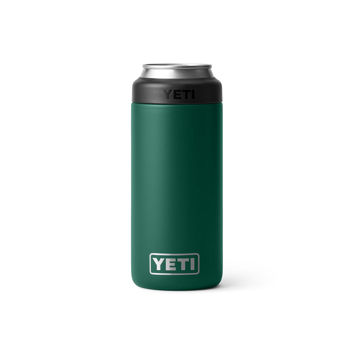 Double-wall vacuum insulation keeps drinks cold in the YETI Colster