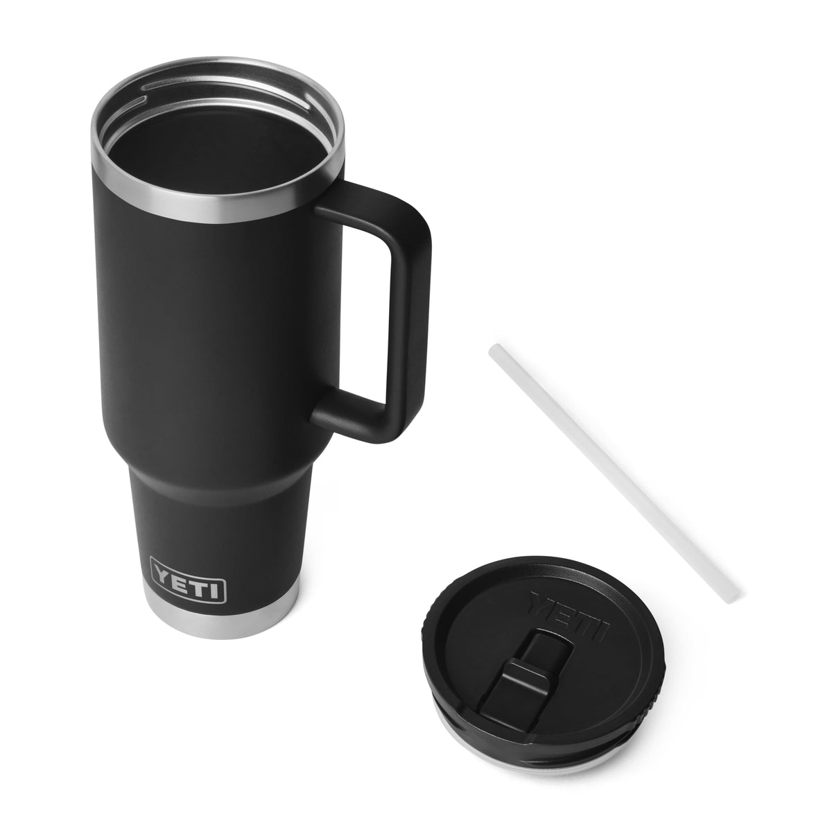 YETI Rambler 40 oz travel mug easy-grip handle for comfortable carrying