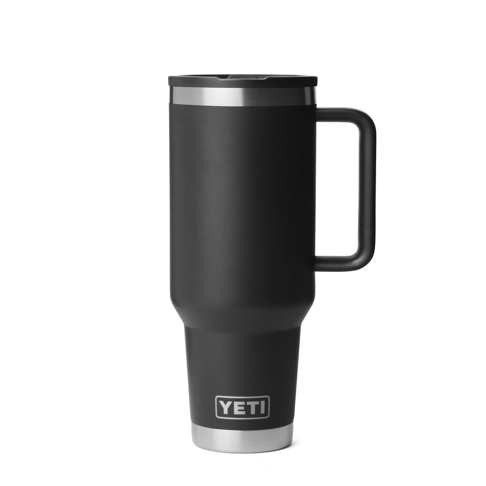 YETI Rambler 40 oz travel mug with flip-straw lid for spill-free hydration