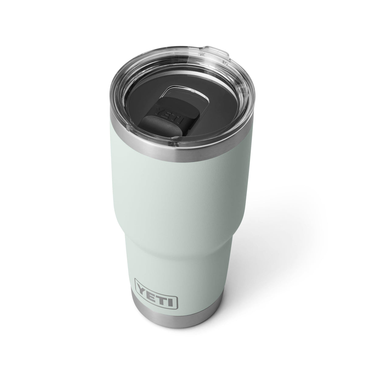 YETI Rambler with Duracoat finish that resists cracking and fading.