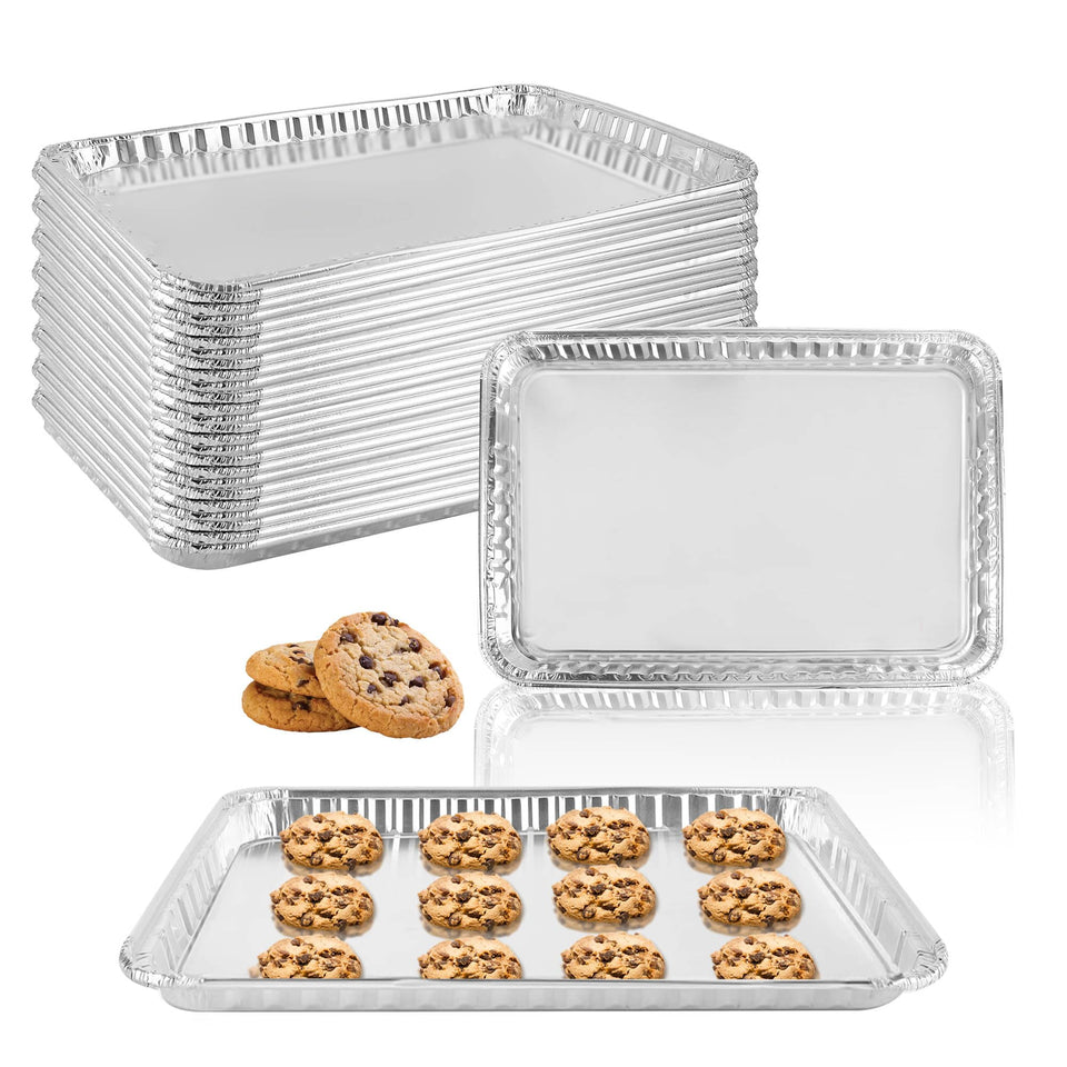 YEUIKERR aluminum cookie sheets with even heat distribution for reliable baking
