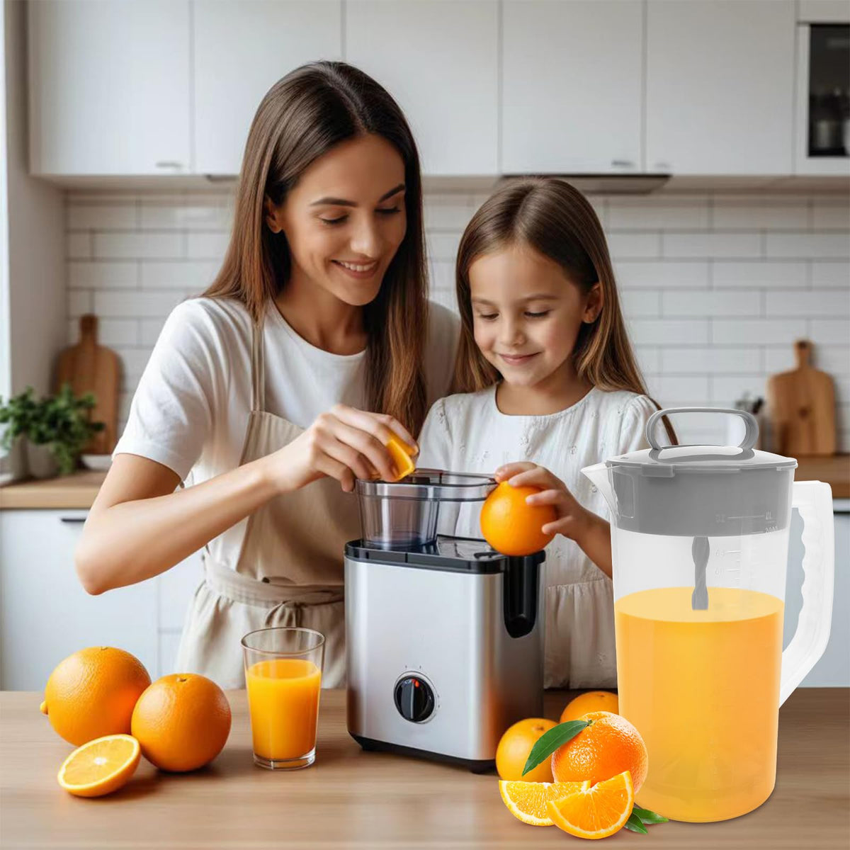 YEXEXINM 2-quart capacity suitable for juices and tea