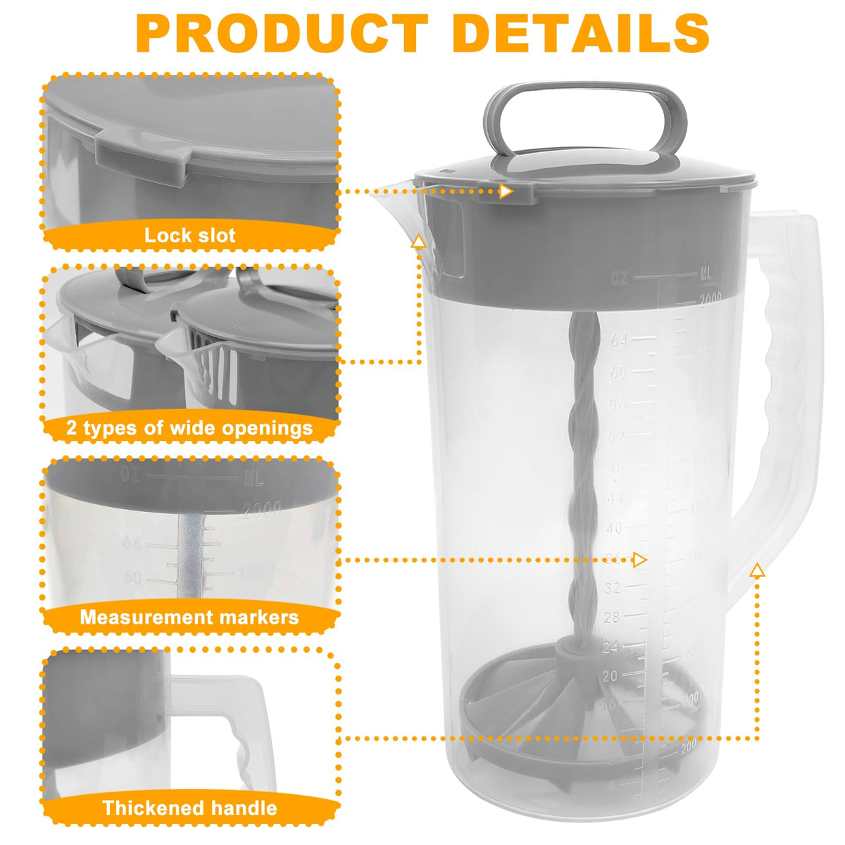YEXEXINM translucent thickened plastic for easy visibility of contents