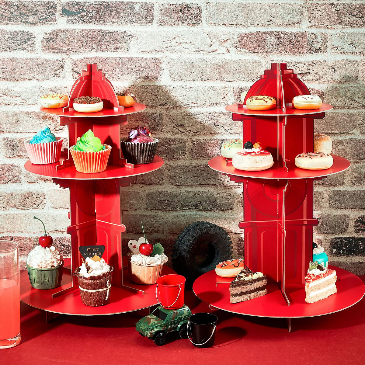 Yexiya durable paper cupcake stand designed for reuse.