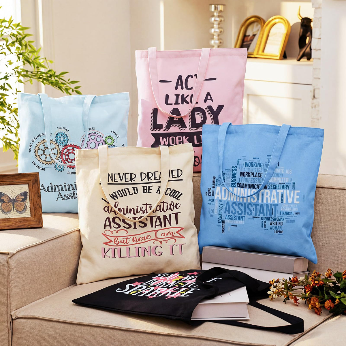 Yeyeplum tote offering ample storage for documents and essentials.