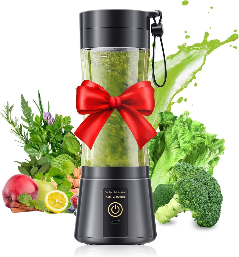 YFIXQNSU cordless blender with 12oz cup for quick smoothies on the go