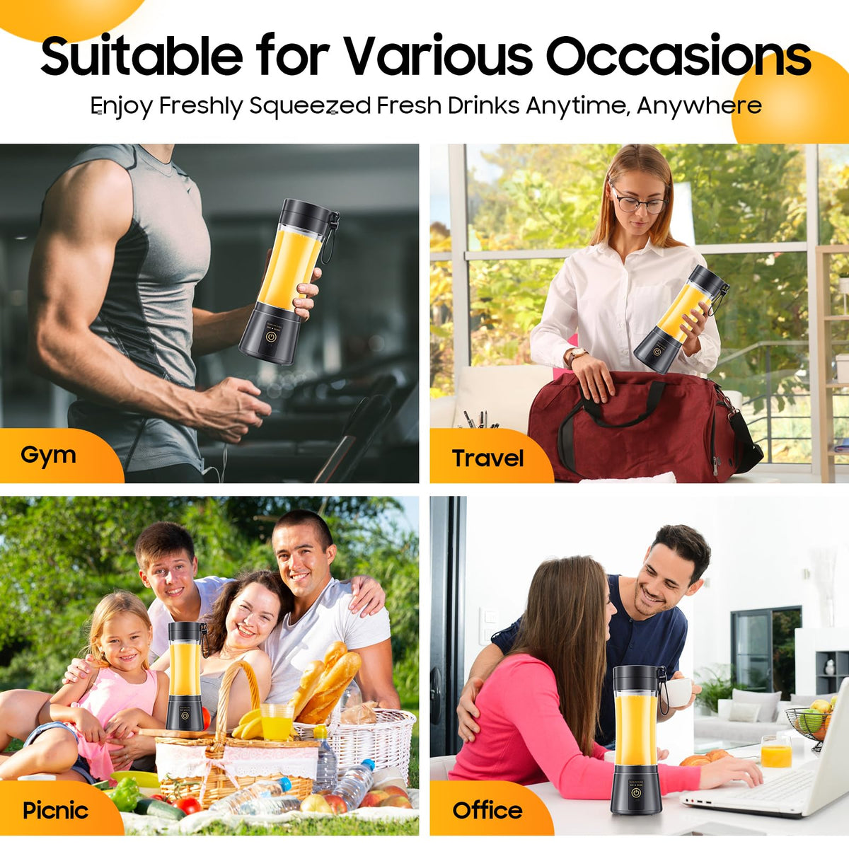 YFIXQNSU easy-clean mini blender for fast rinsing.