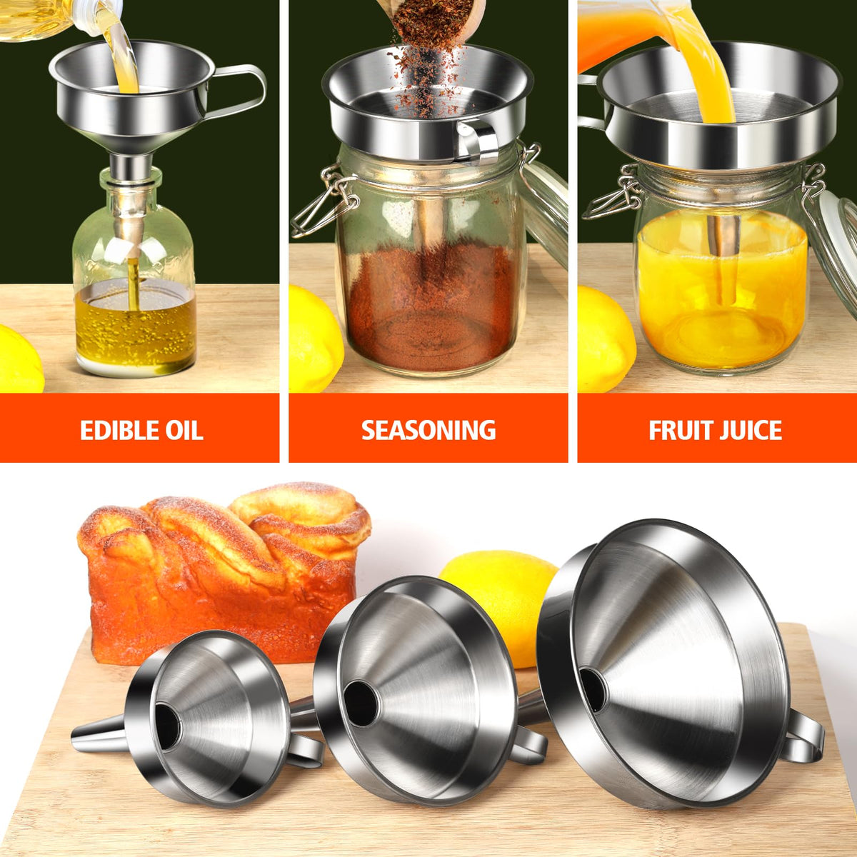 YGDZ removable strainer for funnel attachment and better filtering
