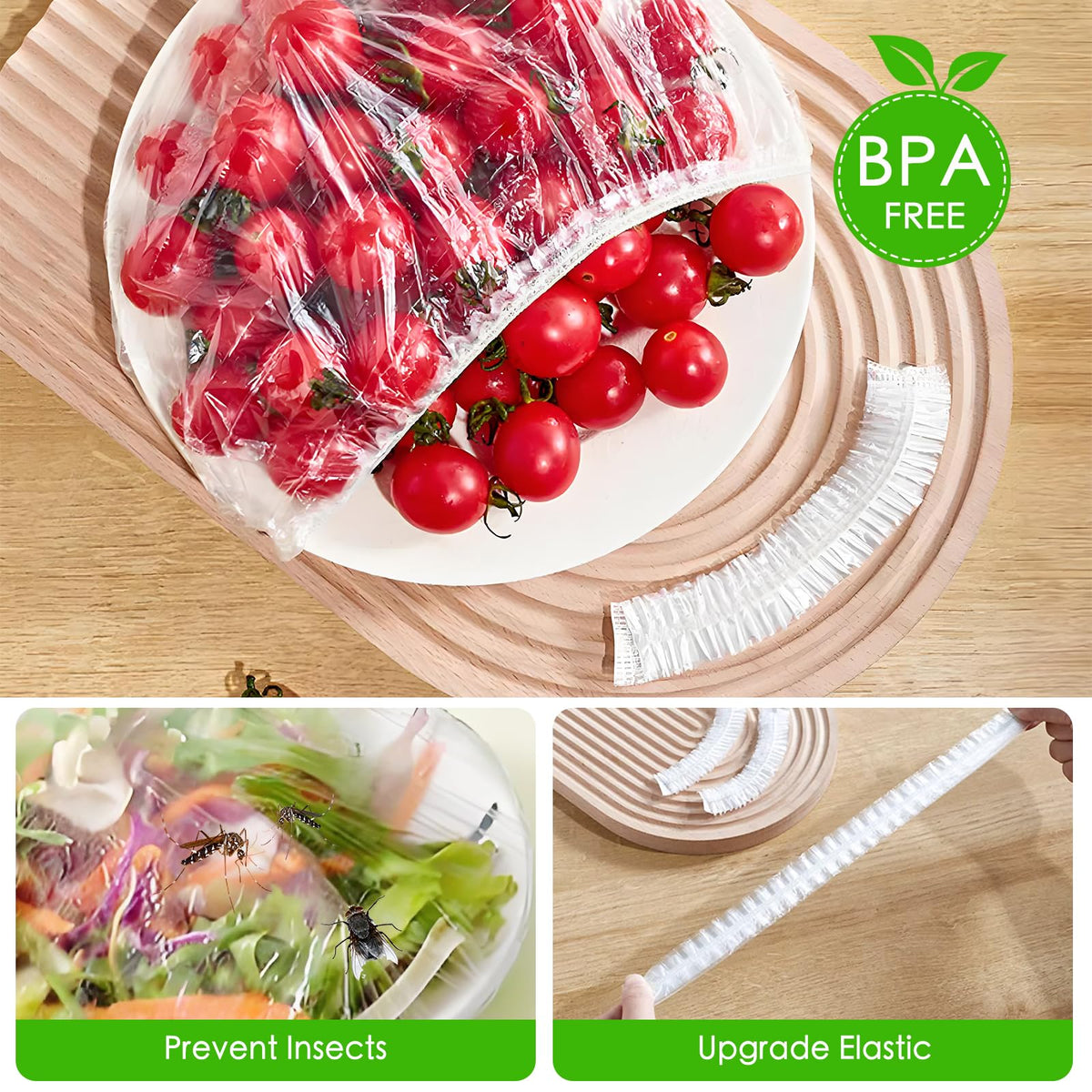 Yhalyea reusable or disposable lids for flexible kitchen use.
