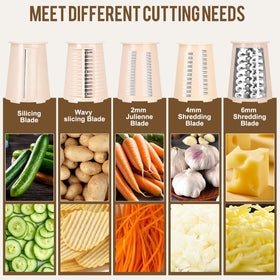 YHBRAK sloped design guides grated ingredients smoothly.