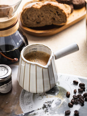 YHOJOY dishwasher-safe ceramic espresso cups for easy cleanup