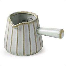 YHOJOY ceramic espresso cup with handle for precise pours