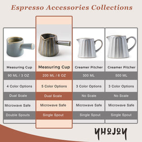 YHOJOY dark green ceramic espresso cup adds style to kitchen