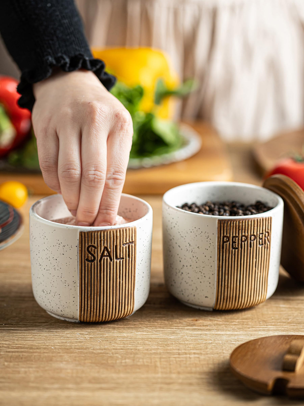 YHOJOY farmhouse-style kitchen accessory for table or counter