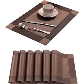 Yiaizhuo placemats demonstrate heat insulation with a stable non-slip base for relaxed dining.