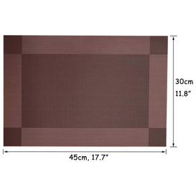 Yiaizhuo placemats come in a six-pack to refresh dining setups.