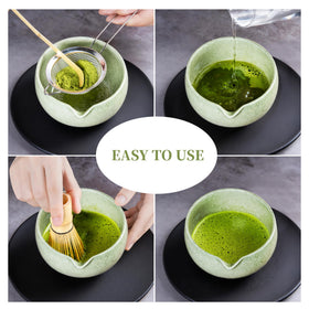 YIBO ceramic holder stand displaying the full kit