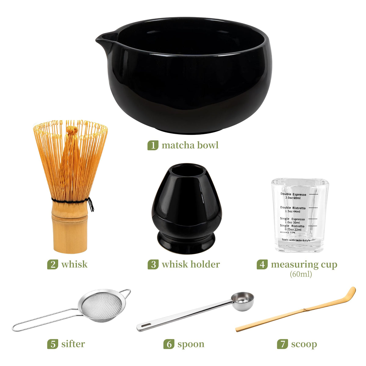 YIBO ceramic holder keeps whisk ready