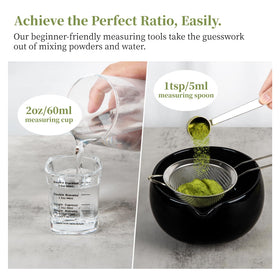 YIBO chashaku scoop ensures precise measurement